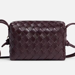 Mini Intrecciato Leather Cross-Body Bag